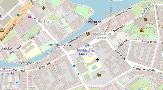 Hotel auf Satellitenbild