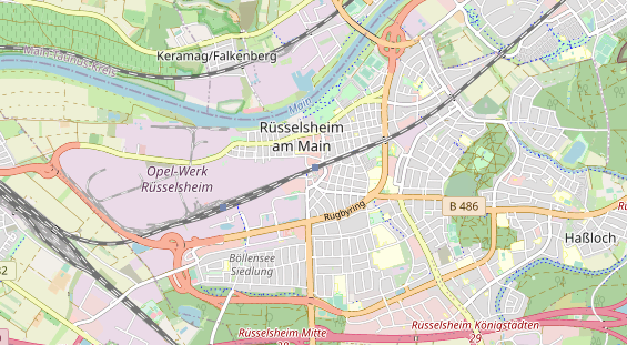 Hotel auf Karte