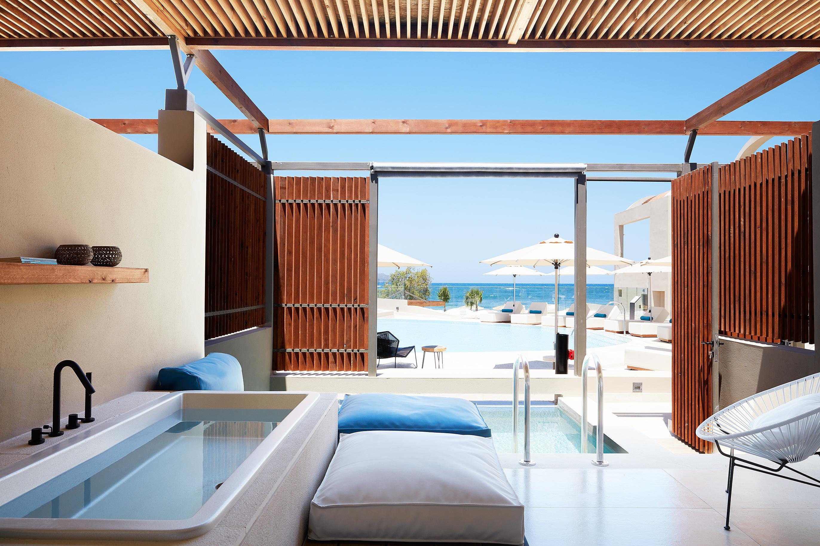 Domes Noruz Chania, Autograph Collection Zimmer-Kategorien Standard, Doppelzimmer (Upbeat Retreat Sea View with Plunge Pool)