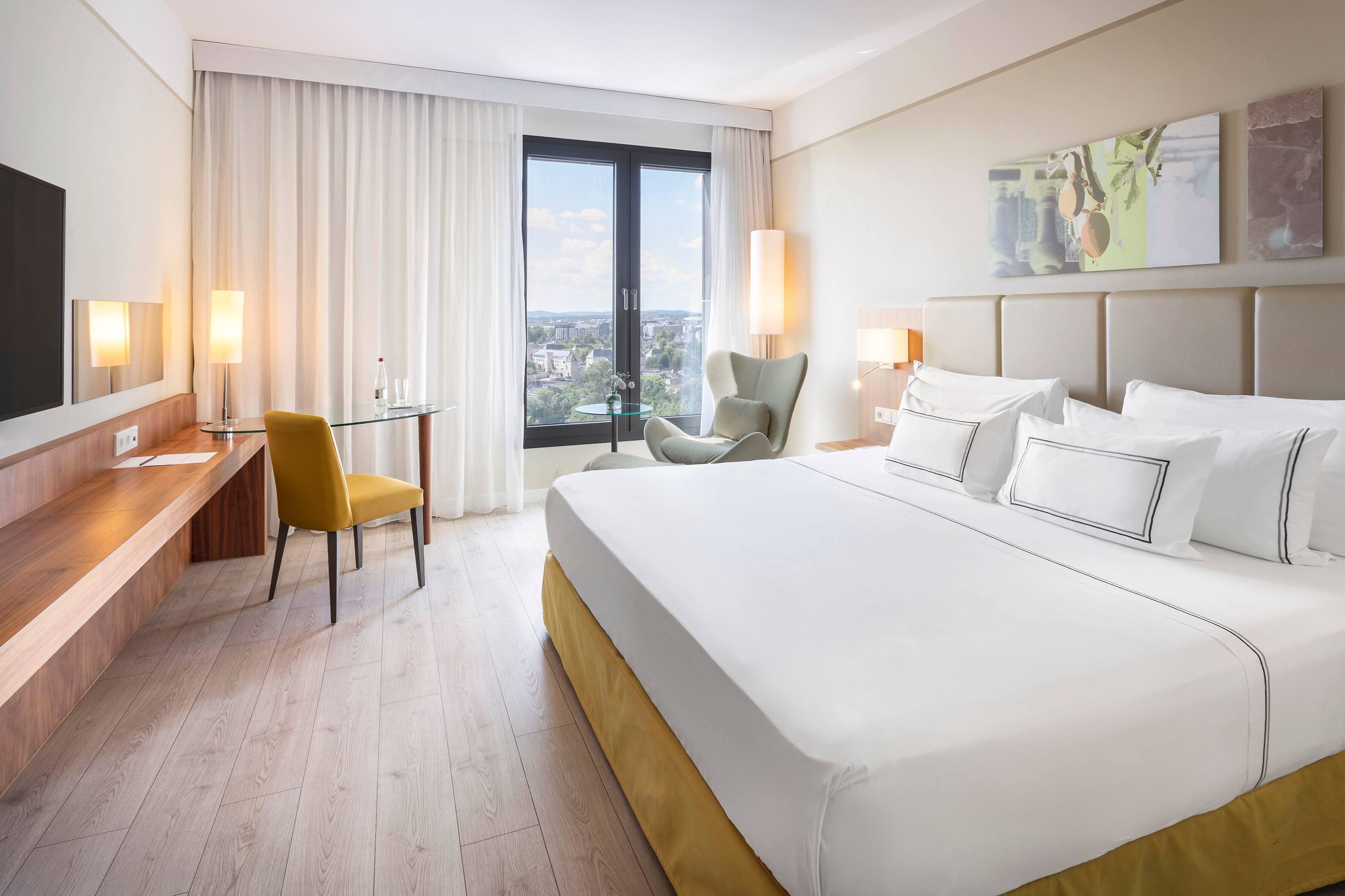 Meliá Luxembourg Zimmer-Kategorien The Level Room City View