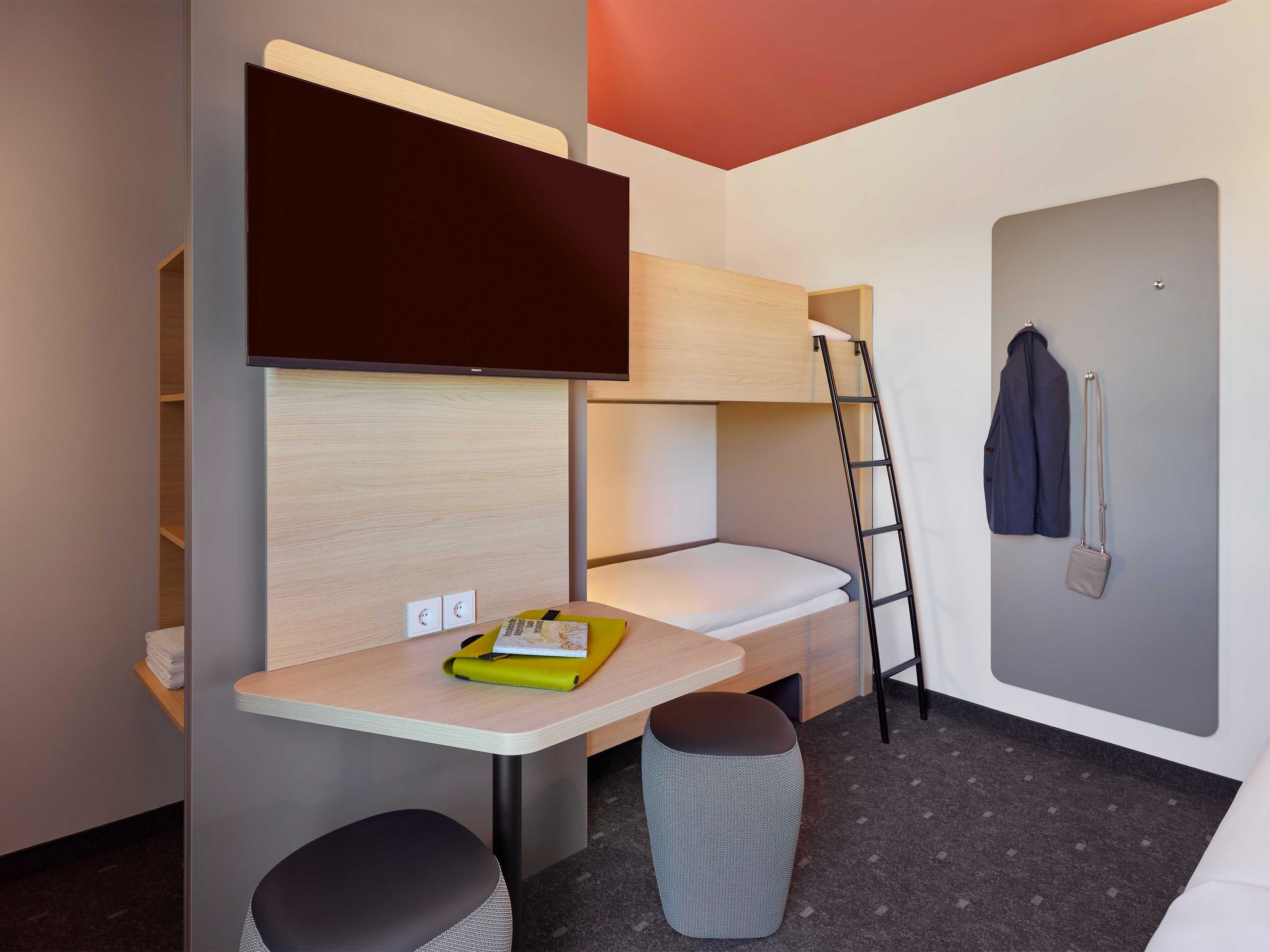 B&B HOTEL Mannheim-City Zimmer-Kategorien Standard, Familienzimmer (4 people family room)