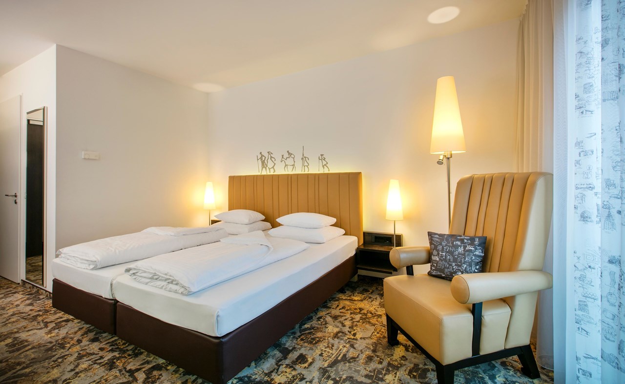 ARCOTEL Camino Stuttgart Zimmer-Kategorien Comfort, Doppelzimmer (Comfort Double Room)