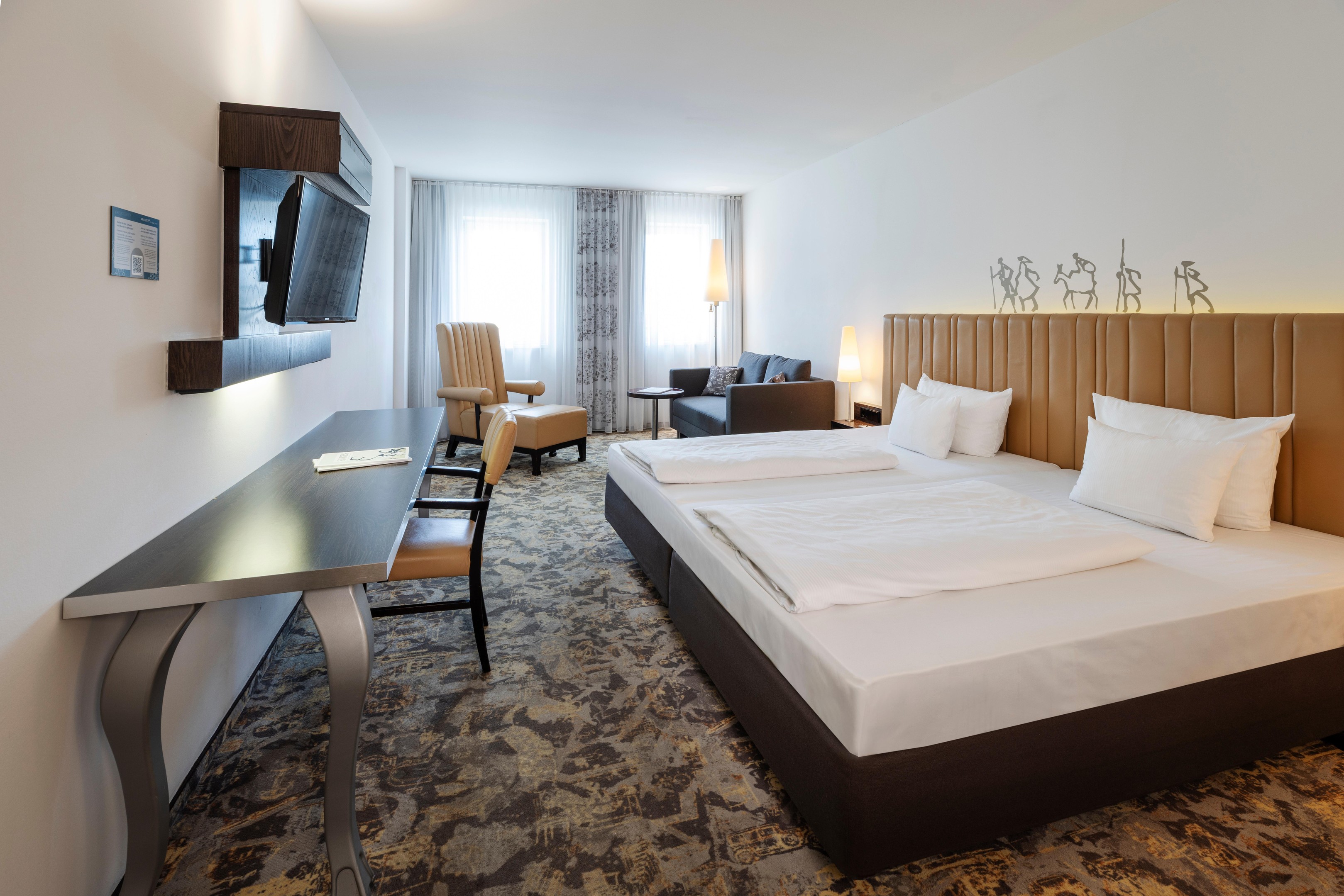 ARCOTEL Camino Stuttgart Zimmer-Kategorien Comfort, Doppelzimmer (Comfort Double Room)