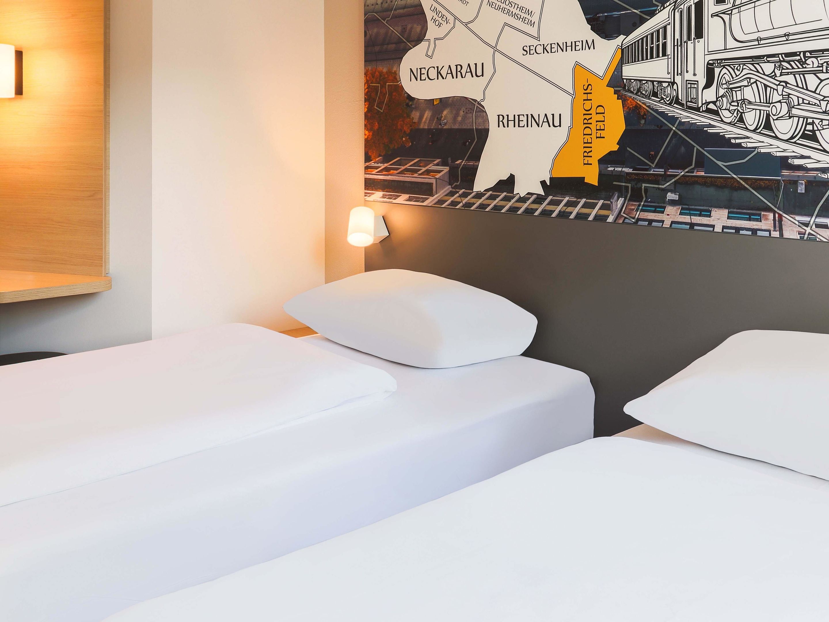 B&B HOTEL Mannheim-Friedrichsfeld Zimmer-Kategorien Standard, Zweibettzimmer (Twin room)