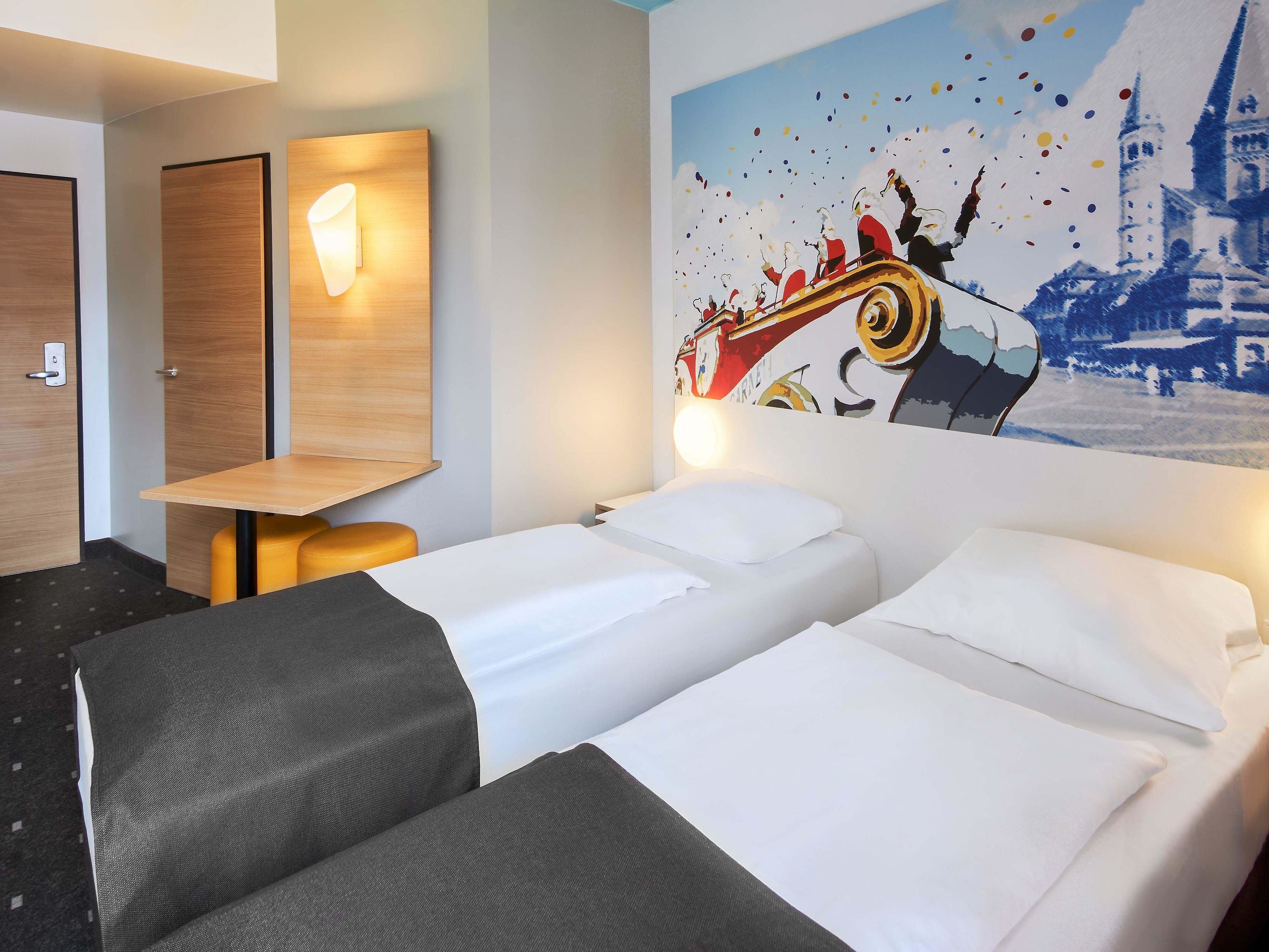B&B HOTEL Mainz-Hbf Zimmer-Kategorien Standard, Zweibettzimmer (Twin room)