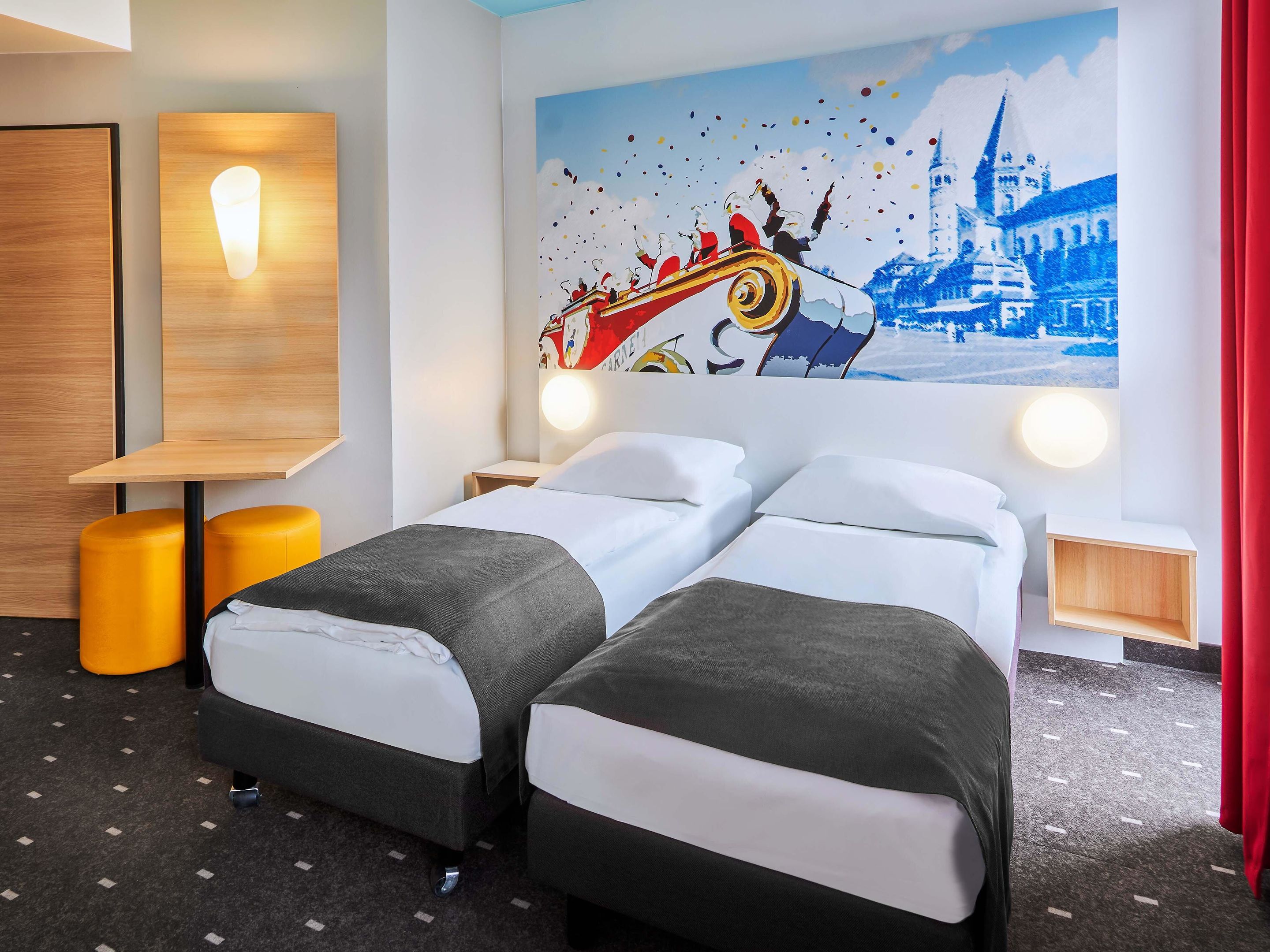 B&B HOTEL Mainz-Hbf Zimmer-Kategorien Standard, Dreibettzimmer (Triple room)
