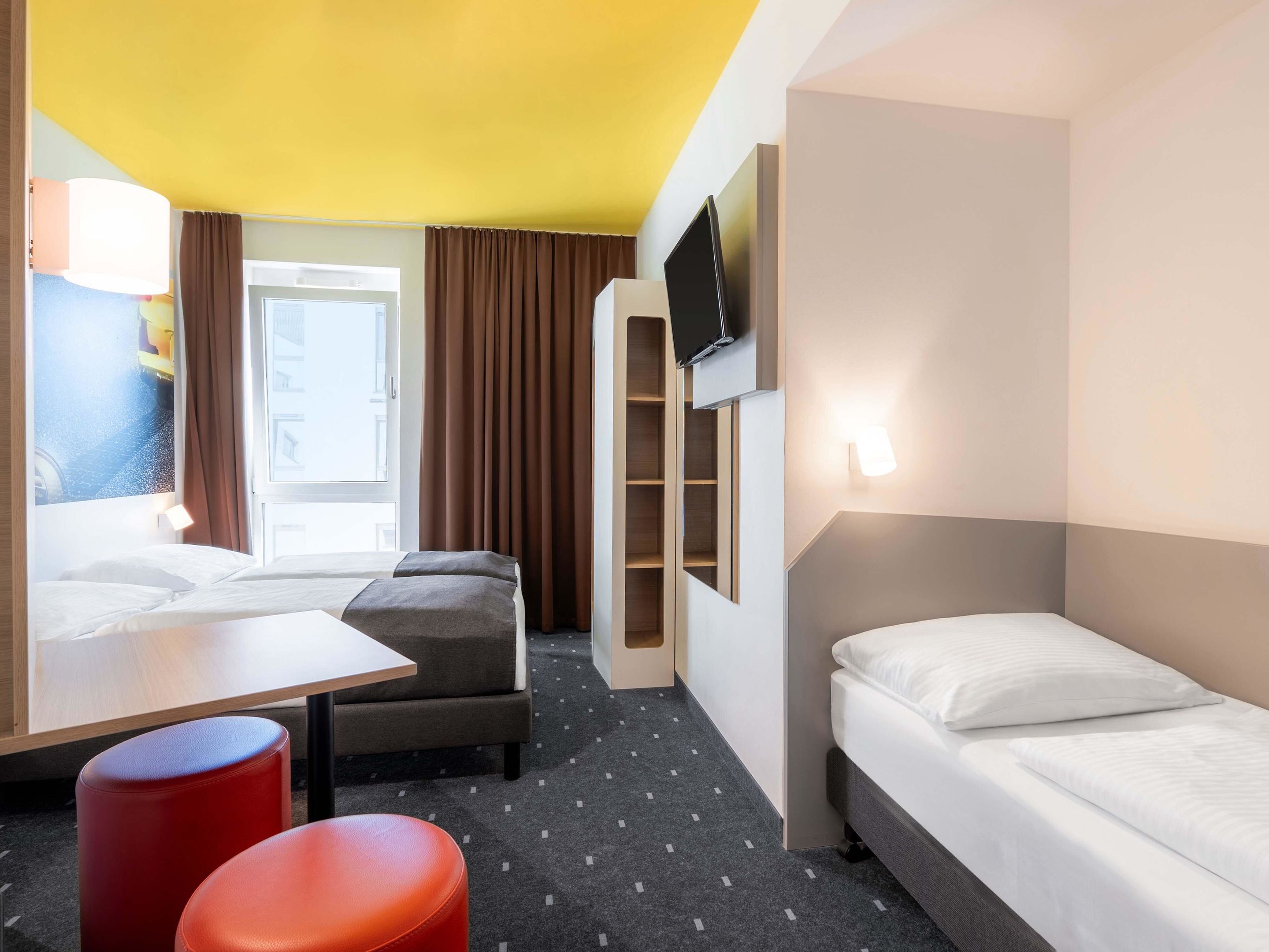 B&B HOTEL Stuttgart-Zuffenhausen Zimmer-Kategorien Standard, Dreibettzimmer (Triple room)