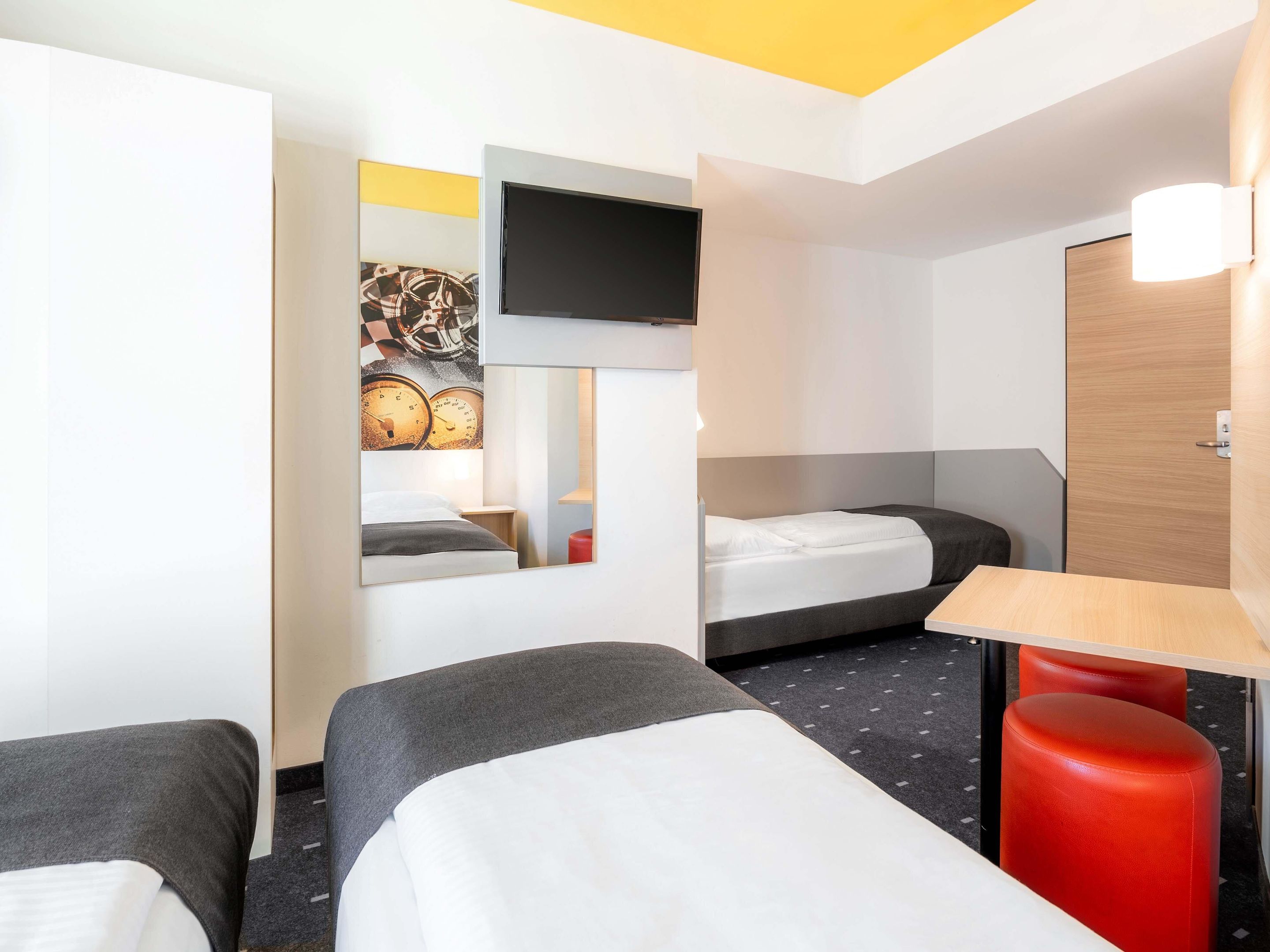 B&B HOTEL Stuttgart-Zuffenhausen Zimmer-Kategorien Standard, Dreibettzimmer (Triple room)