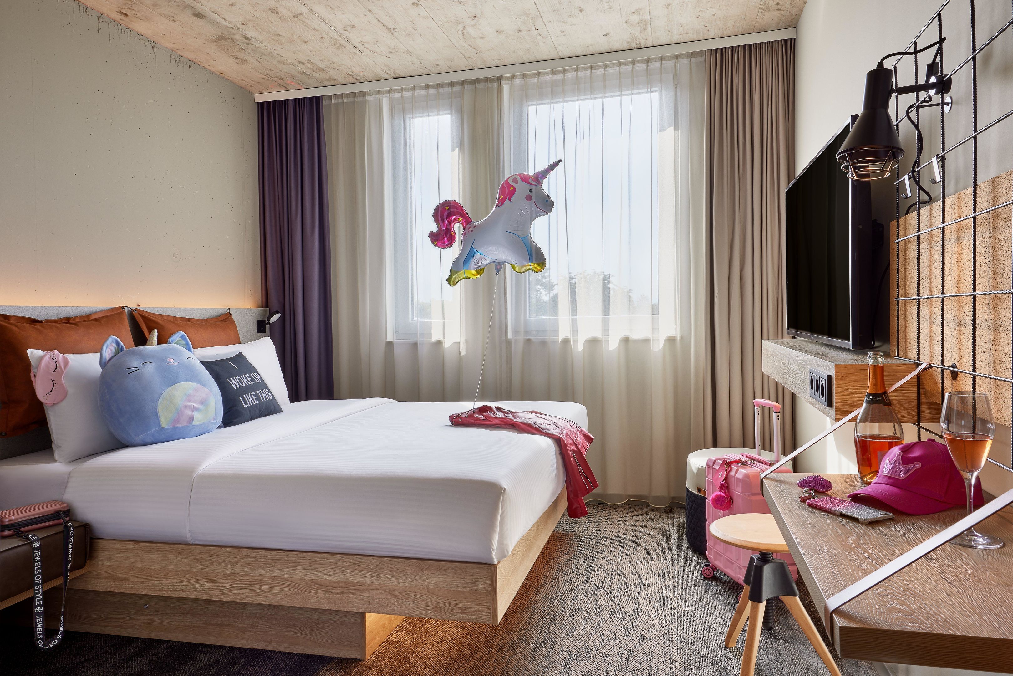 Moxy Karlsruhe Zimmer-Kategorien Comfort, Doppelzimmer (Accessible Double Room)