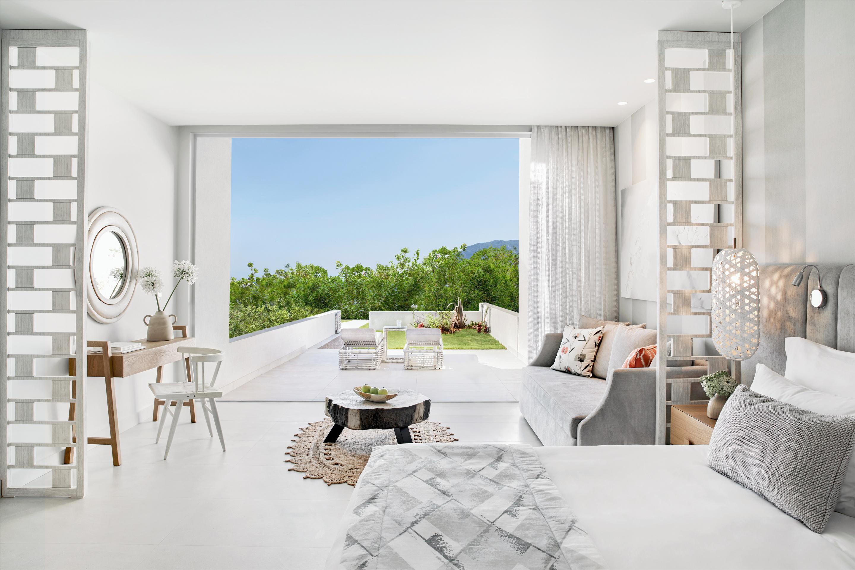 Ikos Aria Zimmer-Kategorien Deluxe, Suite (Deluxe Junior Suite Private Garden Garden View)